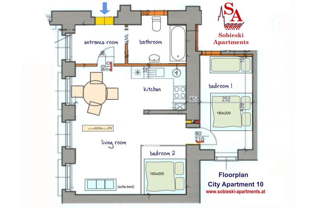 Sobieski Center Apartments Vienna Luaran gambar